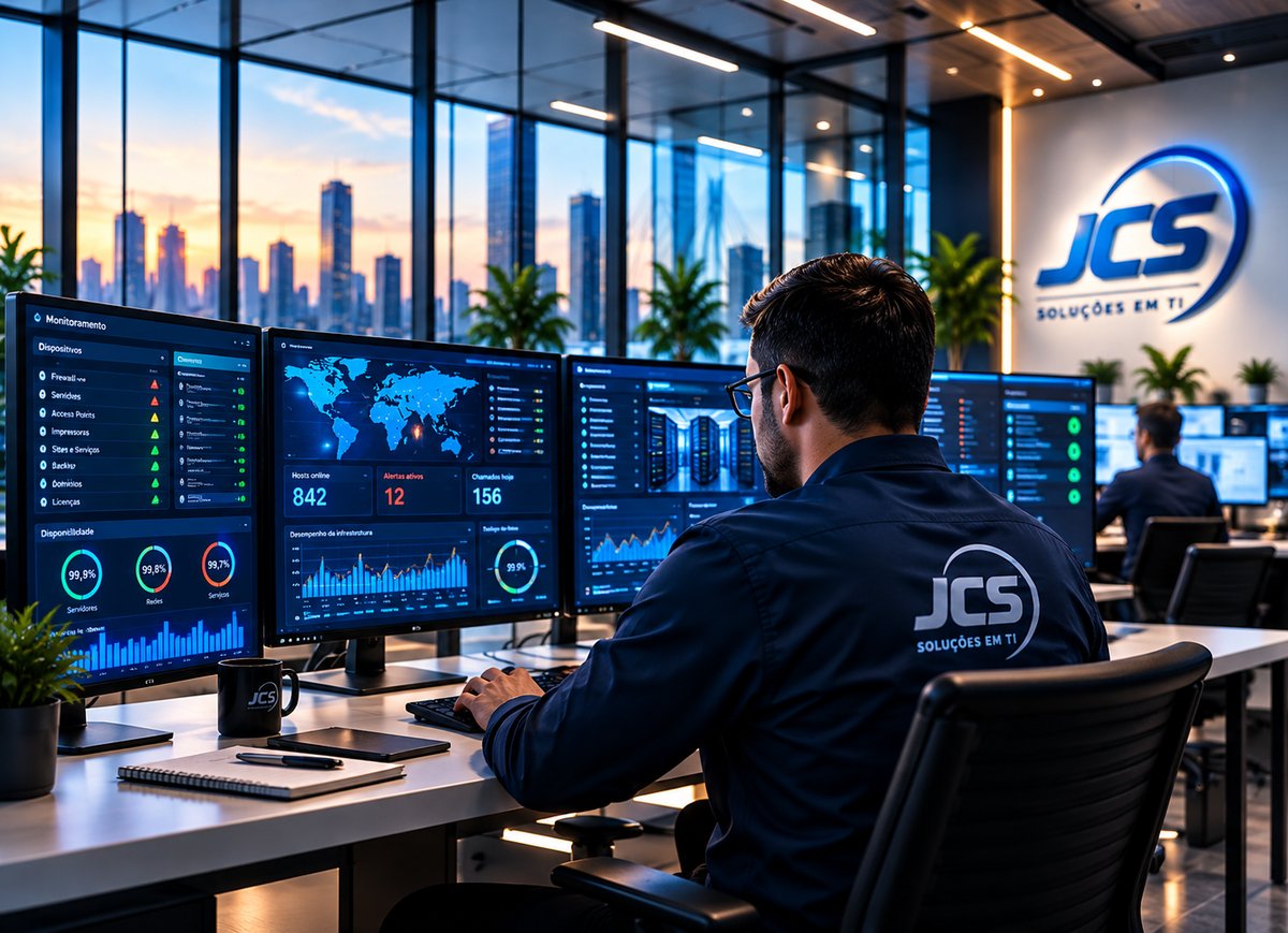 Operação de gestão e monitoramento de TI